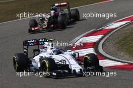 Valtteri Bottas (FIN) Williams FW37. 12.04.2015. Formula 1 World Championship, Rd 3, Chinese Grand Prix, Shanghai, China, Race Day.