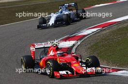 Kimi Raikkonen (FIN) Ferrari SF15-T. 12.04.2015. Formula 1 World Championship, Rd 3, Chinese Grand Prix, Shanghai, China, Race Day.