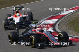 Jenson Button (GBR) McLaren MP4-30. 12.04.2015. Formula 1 World Championship, Rd 3, Chinese Grand Prix, Shanghai, China, Race Day.