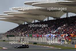 Sergio Perez (MEX), Sahara Force India  12.04.2015. Formula 1 World Championship, Rd 3, Chinese Grand Prix, Shanghai, China, Race Day.