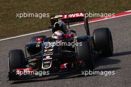Pastor Maldonado (VEN) Lotus F1 E23. 12.04.2015. Formula 1 World Championship, Rd 3, Chinese Grand Prix, Shanghai, China, Race Day.
