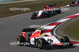 Roberto Merhi (ESP) Manor Marussia F1 Team. 12.04.2015. Formula 1 World Championship, Rd 3, Chinese Grand Prix, Shanghai, China, Race Day.
