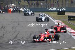 Sebastian Vettel (GER) Ferrari SF15-T. 12.04.2015. Formula 1 World Championship, Rd 3, Chinese Grand Prix, Shanghai, China, Race Day.