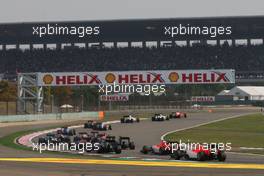 The start of the race. 12.04.2015. Formula 1 World Championship, Rd 3, Chinese Grand Prix, Shanghai, China, Race Day.