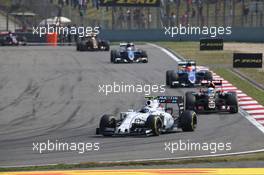 Valtteri Bottas (FIN) Williams FW37. 12.04.2015. Formula 1 World Championship, Rd 3, Chinese Grand Prix, Shanghai, China, Race Day.
