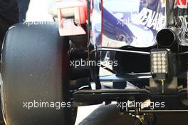 Red Bull Racing RB11 rear brakes cooled by a mechanic in the pits. 11.04.2015. Formula 1 World Championship, Rd 3, Chinese Grand Prix, Shanghai, China, Qualifying Day.