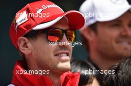 Sebastian Vettel (GER) Ferrari. 11.04.2015. Formula 1 World Championship, Rd 3, Chinese Grand Prix, Shanghai, China, Qualifying Day.