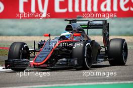 Fernando Alonso (ESP) McLaren MP4-30. 11.04.2015. Formula 1 World Championship, Rd 3, Chinese Grand Prix, Shanghai, China, Qualifying Day.