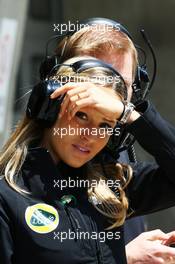 Carmen Jorda (ESP) Lotus F1 Team Development Driver. 11.04.2015. Formula 1 World Championship, Rd 3, Chinese Grand Prix, Shanghai, China, Qualifying Day.