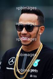 Lewis Hamilton (GBR) Mercedes AMG F1. 09.04.2015. Formula 1 World Championship, Rd 3, Chinese Grand Prix, Shanghai, China, Preparation Day.