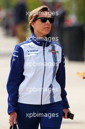 Claire Williams (GBR) Williams Deputy Team Principal. 09.04.2015. Formula 1 World Championship, Rd 3, Chinese Grand Prix, Shanghai, China, Preparation Day.