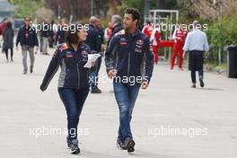 Daniel Ricciardo (AUS) Red Bull Racing. 09.04.2015. Formula 1 World Championship, Rd 3, Chinese Grand Prix, Shanghai, China, Preparation Day.