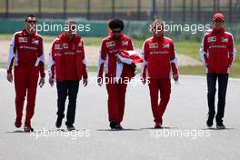 Sebastian Vettel (GER), Scuderia Ferrari and Esteban Gutierrez (MEX), Scuderia Ferrari  09.04.2015. Formula 1 World Championship, Rd 3, Chinese Grand Prix, Shanghai, China, Preparation Day.