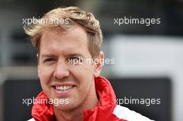 Sebastian Vettel (GER) Ferrari. 09.04.2015. Formula 1 World Championship, Rd 3, Chinese Grand Prix, Shanghai, China, Preparation Day.