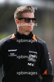 Nico Hulkenberg (GER), Sahara Force India  09.04.2015. Formula 1 World Championship, Rd 3, Chinese Grand Prix, Shanghai, China, Preparation Day.