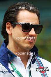 Adrian Sutil (GER) Williams Reserve Driver. 09.04.2015. Formula 1 World Championship, Rd 3, Chinese Grand Prix, Shanghai, China, Preparation Day.