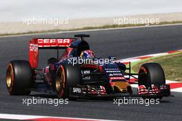 Max Verstappen (NLD) Scuderia Toro Rosso STR10. 08.05.2015. Formula 1 World Championship, Rd 5, Spanish Grand Prix, Barcelona, Spain, Practice Day.