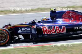 Carlos Sainz (ESP), Scuderia Toro Rosso  08.05.2015. Formula 1 World Championship, Rd 5, Spanish Grand Prix, Barcelona, Spain, Practice Day.