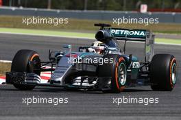 Lewis Hamilton (GBR) Mercedes AMG F1 W06. 08.05.2015. Formula 1 World Championship, Rd 5, Spanish Grand Prix, Barcelona, Spain, Practice Day.