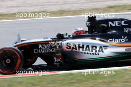 Nico Hulkenberg (GER), Sahara Force India  08.05.2015. Formula 1 World Championship, Rd 5, Spanish Grand Prix, Barcelona, Spain, Practice Day.
