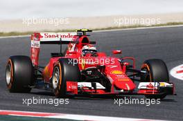 Kimi Raikkonen (FIN) Ferrari SF15-T. 08.05.2015. Formula 1 World Championship, Rd 5, Spanish Grand Prix, Barcelona, Spain, Practice Day.
