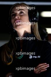 Carmen Jorda (ESP) Lotus F1 Team Development Driver   08.05.2015. Formula 1 World Championship, Rd 5, Spanish Grand Prix, Barcelona, Spain, Practice Day.