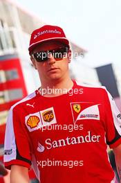 Kimi Raikkonen (FIN) Ferrari. 08.05.2015. Formula 1 World Championship, Rd 5, Spanish Grand Prix, Barcelona, Spain, Practice Day.