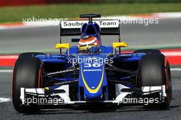 Raffaele Marciello (ITA) Sauber C34 Test And Reserve Driver. 08.05.2015. Formula 1 World Championship, Rd 5, Spanish Grand Prix, Barcelona, Spain, Practice Day.