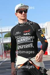 Nico Hulkenberg (GER) Sahara Force India F1. 08.05.2015. Formula 1 World Championship, Rd 5, Spanish Grand Prix, Barcelona, Spain, Practice Day.