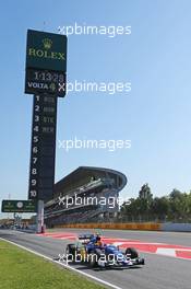 Felipe Nasr (BRA) Sauber C34. 08.05.2015. Formula 1 World Championship, Rd 5, Spanish Grand Prix, Barcelona, Spain, Practice Day.