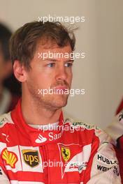 Sebastian Vettel (GER), Scuderia Ferrari  08.05.2015. Formula 1 World Championship, Rd 5, Spanish Grand Prix, Barcelona, Spain, Practice Day.