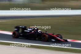 Jenson Button (GBR) McLaren MP4-30. 08.05.2015. Formula 1 World Championship, Rd 5, Spanish Grand Prix, Barcelona, Spain, Practice Day.