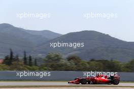 Sebastian Vettel (GER), Scuderia Ferrari  08.05.2015. Formula 1 World Championship, Rd 5, Spanish Grand Prix, Barcelona, Spain, Practice Day.