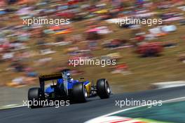 Marcus Ericsson (SWE) Sauber C34. 10.05.2015. Formula 1 World Championship, Rd 5, Spanish Grand Prix, Barcelona, Spain, Race Day.