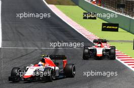 Roberto Merhi (ESP) Manor Marussia F1 Team. 10.05.2015. Formula 1 World Championship, Rd 5, Spanish Grand Prix, Barcelona, Spain, Race Day.