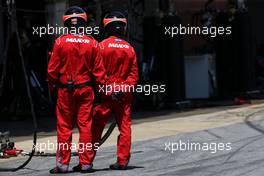 Manor mechanics 10.05.2015. Formula 1 World Championship, Rd 5, Spanish Grand Prix, Barcelona, Spain, Race Day.