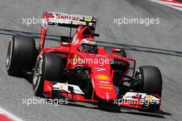 Kimi Raikkonen (FIN) Ferrari SF15-T. 09.05.2015. Formula 1 World Championship, Rd 5, Spanish Grand Prix, Barcelona, Spain, Qualifying Day.