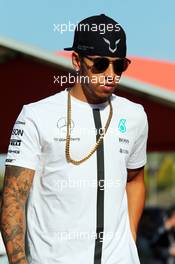 Lewis Hamilton (GBR) Mercedes AMG F1. 09.05.2015. Formula 1 World Championship, Rd 5, Spanish Grand Prix, Barcelona, Spain, Qualifying Day.