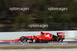 Sebastian Vettel (GER) Ferrari SF15-T. 09.05.2015. Formula 1 World Championship, Rd 5, Spanish Grand Prix, Barcelona, Spain, Qualifying Day.