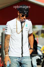 Lewis Hamilton (GBR) Mercedes AMG F1. 09.05.2015. Formula 1 World Championship, Rd 5, Spanish Grand Prix, Barcelona, Spain, Qualifying Day.