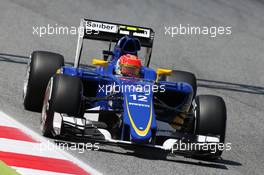 Felipe Nasr (BRA) Sauber C34. 09.05.2015. Formula 1 World Championship, Rd 5, Spanish Grand Prix, Barcelona, Spain, Qualifying Day.