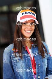 Repsol Girl. 09.05.2015. Formula 1 World Championship, Rd 5, Spanish Grand Prix, Barcelona, Spain, Qualifying Day.