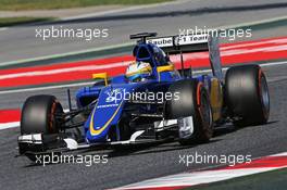Marcus Ericsson (SWE) Sauber C34. 09.05.2015. Formula 1 World Championship, Rd 5, Spanish Grand Prix, Barcelona, Spain, Qualifying Day.