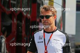 Jenson Button (GBR) McLaren. 10.05.2015. Formula 1 World Championship, Rd 5, Spanish Grand Prix, Barcelona, Spain, Race Day.