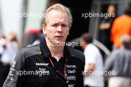 Andrew Green (GBR) Sahara Force India F1 Team Technical Director. 10.05.2015. Formula 1 World Championship, Rd 5, Spanish Grand Prix, Barcelona, Spain, Race Day.