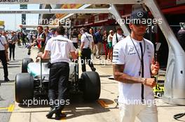 Lewis Hamilton (GBR) Mercedes AMG F1. 10.05.2015. Formula 1 World Championship, Rd 5, Spanish Grand Prix, Barcelona, Spain, Race Day.