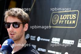 Romain Grosjean (FRA), Lotus F1 Team  07.05.2015. Formula 1 World Championship, Rd 5, Spanish Grand Prix, Barcelona, Spain, Preparation Day.