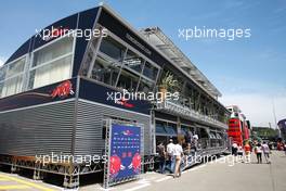 Red Bull Energy Station. 07.05.2015. Formula 1 World Championship, Rd 5, Spanish Grand Prix, Barcelona, Spain, Preparation Day.