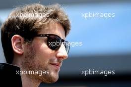 Romain Grosjean (FRA), Lotus F1 Team  07.05.2015. Formula 1 World Championship, Rd 5, Spanish Grand Prix, Barcelona, Spain, Preparation Day.