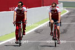 Sebastian Vettel (GER), Scuderia Ferrari  07.05.2015. Formula 1 World Championship, Rd 5, Spanish Grand Prix, Barcelona, Spain, Preparation Day.